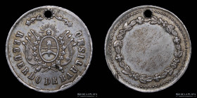 Argentina. 1877. Recuerdo de Bautismo. R. Grande