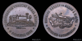 Argentina. Ferroviarias. 1896. Tramway Carmen de Areco a Salto. Lacroze