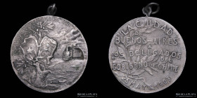 Argentina. Ferroviarias. 1903. Buenos Aires a los Delegados de Chile