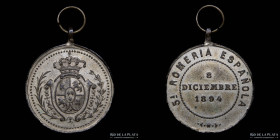Argentina. 1894. 5ta. Romeria Española