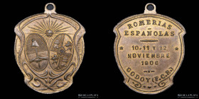 Argentina. 1906. Romerias Españolas. Godoy (F.C.R.)
