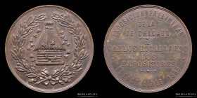 Argentina. 1893. Expo. Preliminar de la de Chicago. Carlos Gallardo. R. Grande