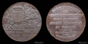 Argentina. 1898. 50 Aniv. del Cinque Giornate di Milano