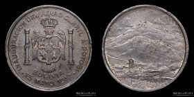 Bolivia. Ferroviarias. 1912. Ferrocarril a Potosi. Plata RTB 584
