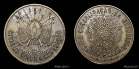 Brasil. 1889. Civismo, valor y abnegacion para la consolidacion de la republica