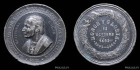 Paraguay. 1892. IV Centenario. Cristobal Colon. Honor y Gloria