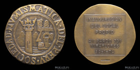 Peru. 1974. Sociedad Numismatica. Local Propio. Bronce