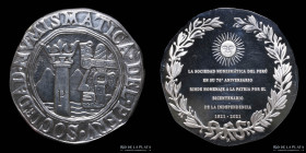 Peru. 2021. Sociedad Numismatica. Bicentenario. Plata