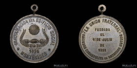 Uruguay. 1896. Montevideo. Inauguracion edificio social Socorros Mutuos