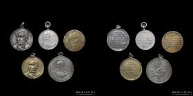 Uruguay. Lote x5. Fructuoso Rivera. Incluye Plata. A clasificar