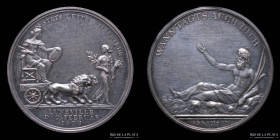 Francia. Napoleon I. 1801. Paz de Luneville. Plata