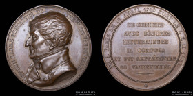 Francia. c.1832. Homenaje Pierre-Yon Barre. Dramaturgo inventor del teatro vodevil