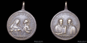 Vaticano. Religiosa. Siglo XIX. Medalla de Santa Giuliana Falconieri