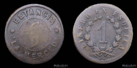 Argentina. Ficha. Esquila. Valor 1. Estancia La Merced