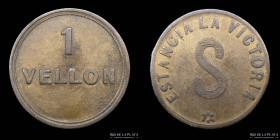 Argentina. Ficha. Esquila. 1 Vellon. Estancia La Victoria