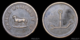 Argentina. Ficha. Esquila. Carlos M. Rivero y Cia.