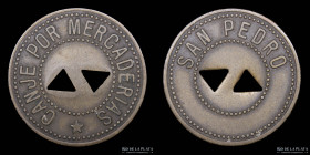Argentina. Ficha. San Pedro. Canje por mercaderias