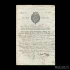 Custom Form 1810. Real Aduana de Buenos Aires. Bauman Plate
