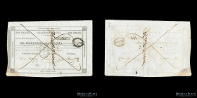 Confederacion Argentina. Bono Aduana. 200 Pesos 1859. Pick S205