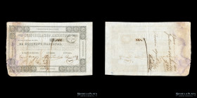 Confederacion Argentina. Bono Aduana. 500 Pesos 1859. Pick S206