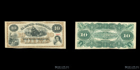Entre Rios. Banco del Comercio. 10 Pesos Bolivianos 1869 Remainder. Pick S1607a