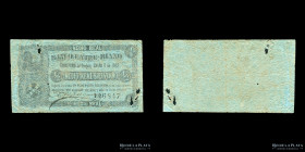 Entre Rios. Banco Entreriano. 1/2 Real Boliviano 1872. Pick S1666a