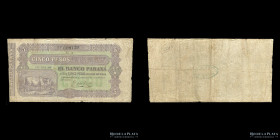 Entre Rios. Banco Parana. 5 Pesos Moneda Boliviana 1868 La Paz. Pick S1817b
