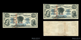 Entre Rios. Domingo Garbino. 1 Peso Fuerte 1869. Pick S1802