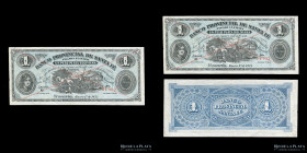 Santa Fe. Banco Provincial. 1 Peso Plata Boliviana 1875. Pick S813
