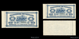 Santa Fe. Vale 8 Centavos 1910. Bolsas de Harina