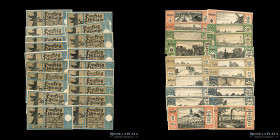 Alemania. Notgeld Berlin. Serie de 20 x 50 Pfennig 1921