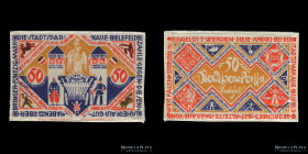 Alemania. Notgeld Bielefeld. 50 Mark 1922 Seda