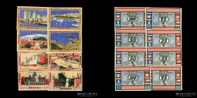 Alemania. Notgeld Bremen. 25 a 100 Pfennig, Serie A y B