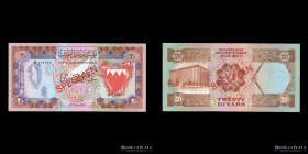 Bahrain. Specimen 20 Dinars ND1973. Pick 10s