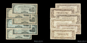 Filipinas (Ocup. Japonesa) 10 Pesos ND1942. Lote x 6. Pick 108b