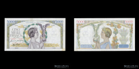 Francia. 5000 Francs 1942. Pick 97c