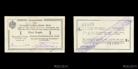 German East Africa. 1 Rupie 1916. Pick 20
