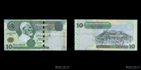 Libia. 10 Dinars ND2004. Pick 70a