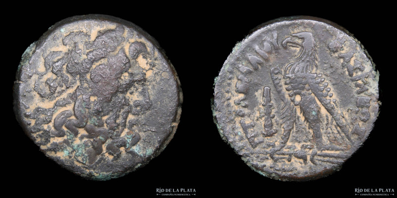 Ptolemaic Kingdom. Ptolemy II Philadelphos (285-246 BC) Obol. Tyre mint. Bronze;...