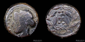 Himera. Sicily. 420-407BC. AE Hemilitron
