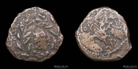 Judaea, Procurators. Valerius Gratus (under Tiberius 15-26AD) AE Prutah