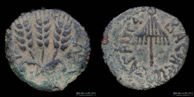 Judean Kingdom. Herod Agrippa I (37-44 AD) AE Prutah