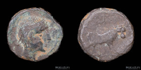 Hispania. Castulo (Jaen) AE Semis. 180-150BC