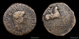 Hispania. Osca. AE As under Tiberius (14-37AD) RPC 296