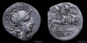 Roman Republic. Anonymous 206-200 BC. AR Denarius Pentagram Series