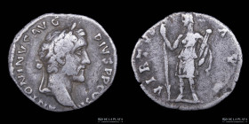 Antoninus Pius (138-161AD) AR Denarius RIC 102