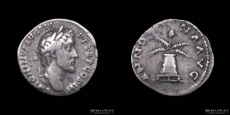 Antoninus Pius (138-161AD) Denarius. Rome mint, struck 151-152AD. Silver; 17mm; ...