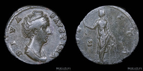 Diva Faustina I (Died 141 AD) AE As RIC 1172