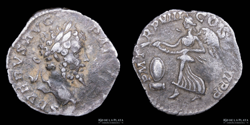 Septimius Severus (193-211AD) Denarius. Rome mint, struck 200AD. Silver; 17.5mm;...