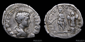 Geta Caesar (198-209AD) AR Denarius. RIC 16b